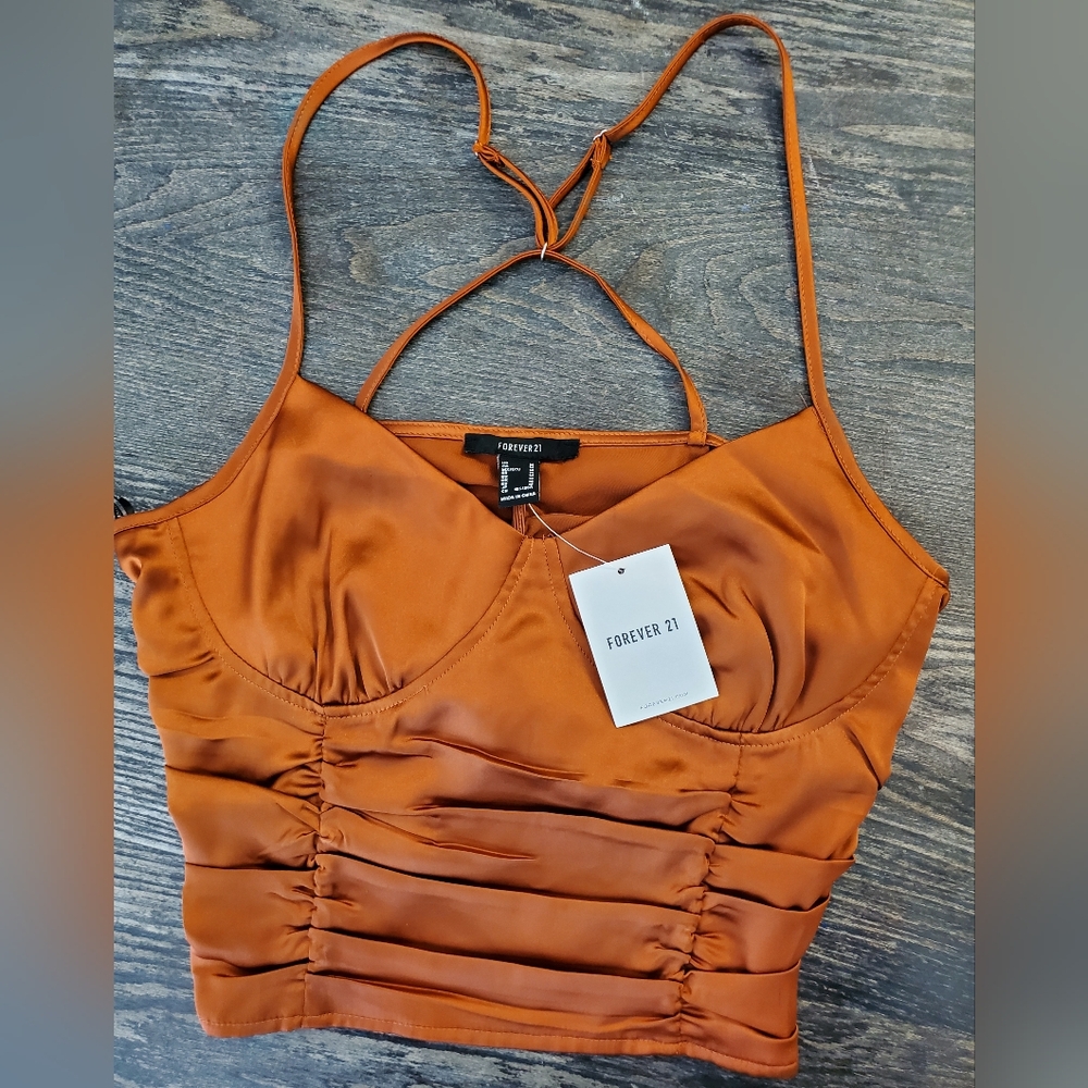 Woman's Satin Crisscross Cami